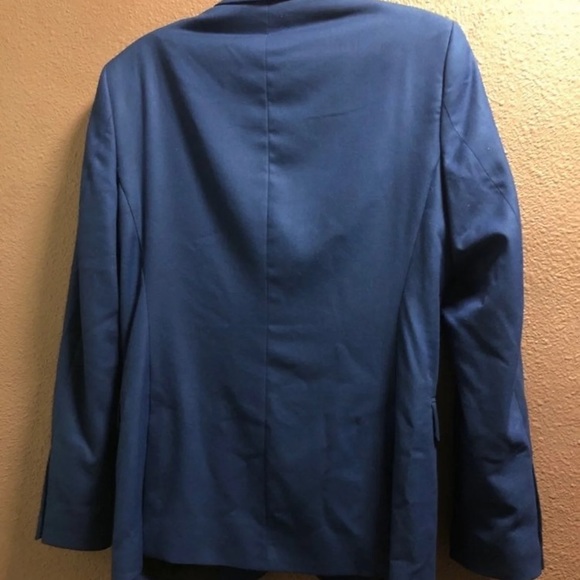 Zara Man Blue Blazer Suit Jacket - Picture 2 of 5